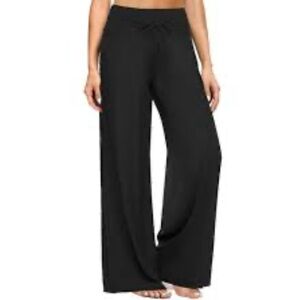 NWT Tahari Women’s Lyocell Soft Wide Leg Comfy Pajama SleepWear Drawstring Pants